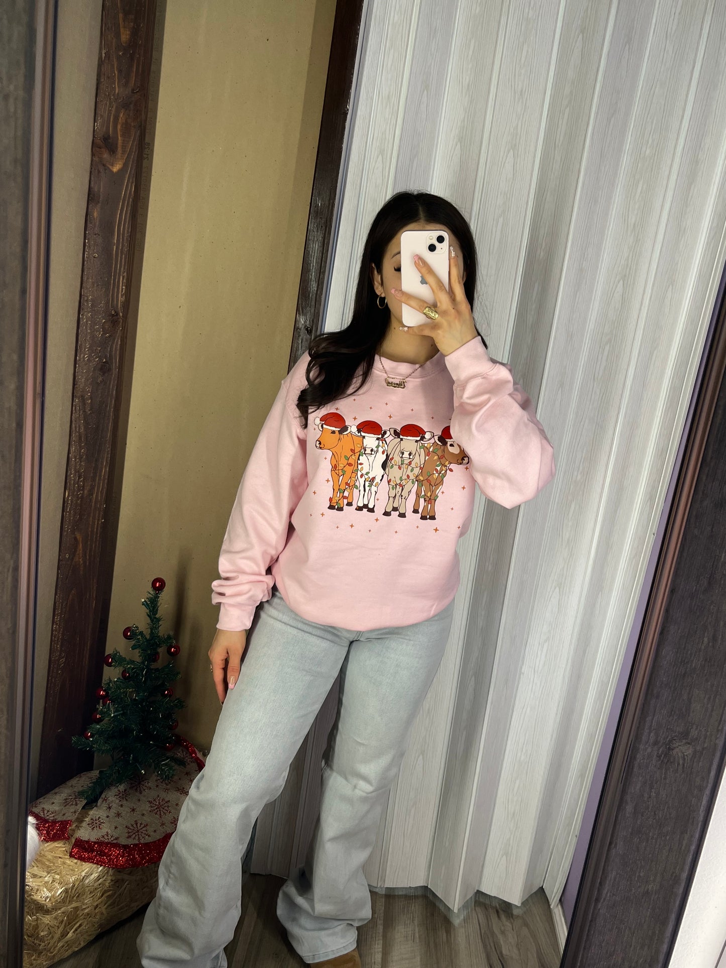 Pink Christmas Sweater